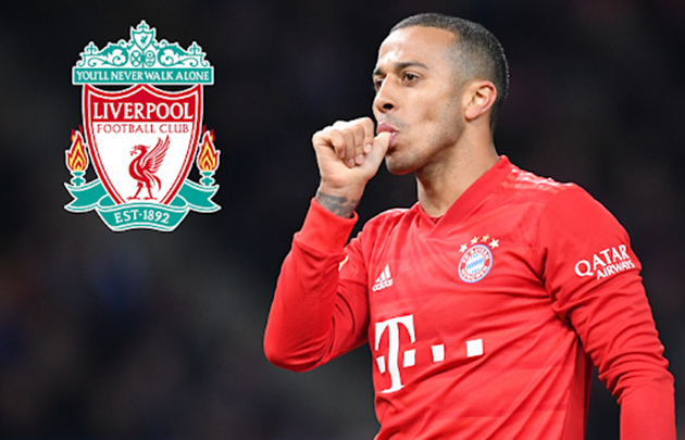 Bayern are demanding €40m for Thiago, while Liverpool are only willing to offer €20m - Bóng Đá