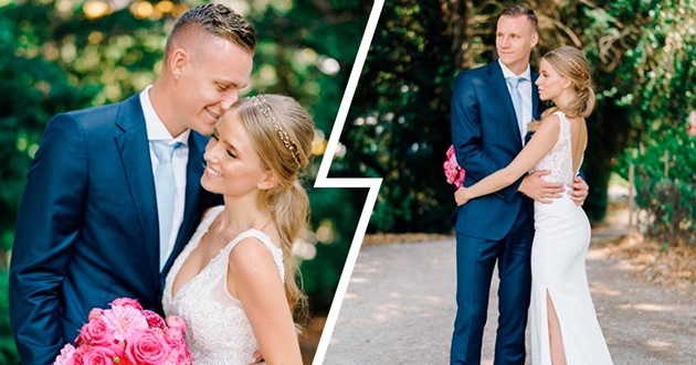 Arsenal’s Bernd Leno marries stunning wife Sophie - Bóng Đá
