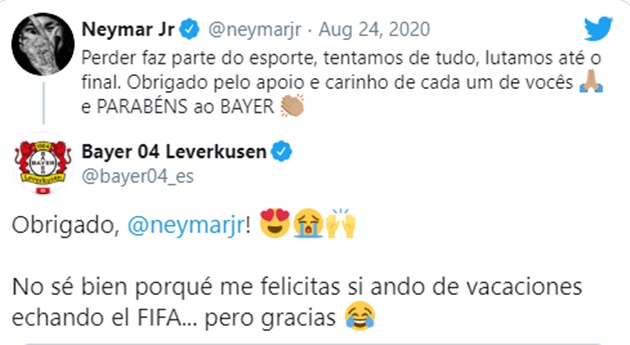 NHM phì cười vì Neymar nhầm lẫn Bayern Munich với Bayer Leverkusen - Bóng Đá