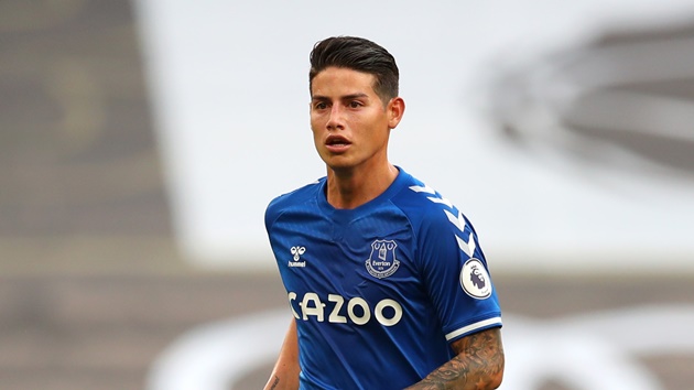 'We will not receive any money' - James joined Everton on a free transfer, - Bóng Đá