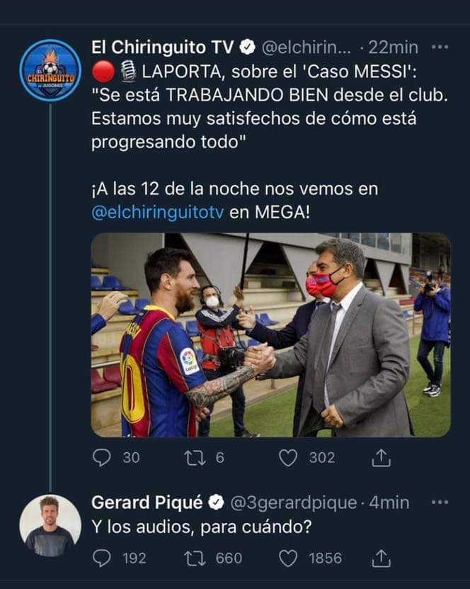 Pique liên tục móc mỉa Real và Perez vì scandal đoạn ghi âm | Bóng Đá