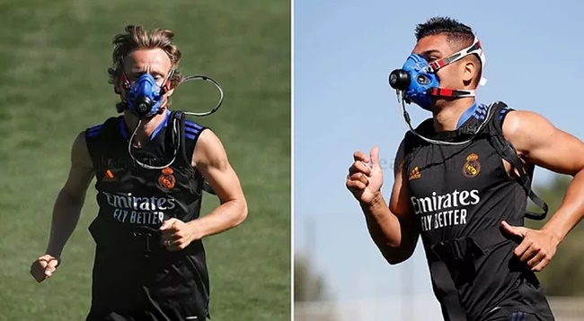 Real Madrid Pintus introduces physically demanding session with hypoxia masks - Bóng Đá