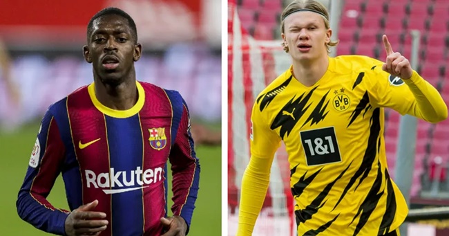 Dortmund would accept to negotiate a swap deal with Ousmane Dembele as Haaland - Bóng Đá