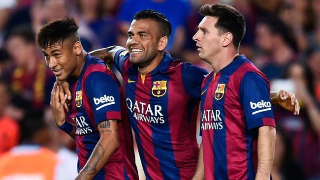 Alves nói về việc Messi, Neymar rời Barca - Bóng Đá
