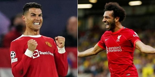 Ronaldo đối đầu Salah là tâm điểm ở trận Man Utd - Liverpool - Bóng Đá