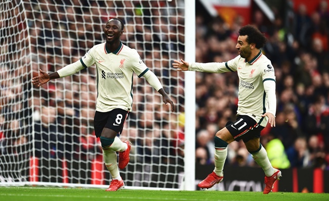Keita chơi xuất sắc trước Man Utd.