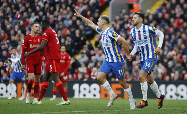 5 điểm nhấn Liverpool 2-2 Brighton: Salah đứt chuỗi; Thán phục đội khách - Bóng Đá