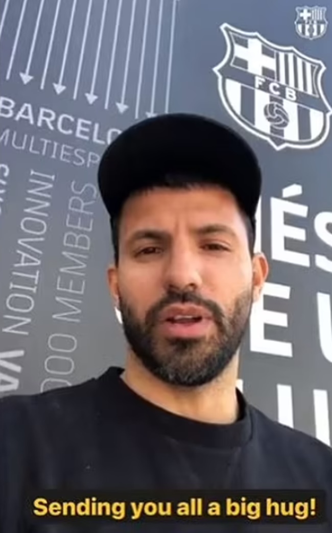 Sergio Aguero sends a heartfelt thanks to Barcelona fans - Bóng Đá