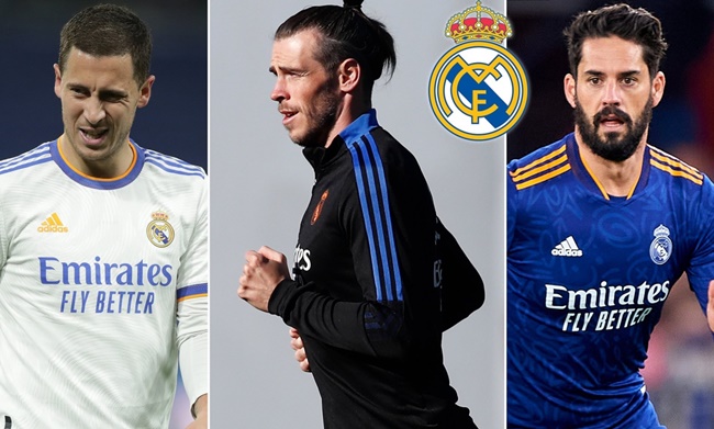 Từ Bale, Hazard cho đến Isco, Real gặp khó vì nhân sự - Bóng Đá