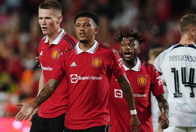 Sancho và Martial thi đấu tốt trước Liverpool.