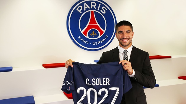 PSG have signed Carlos Soler from Valencia for around €17m - Bóng Đá