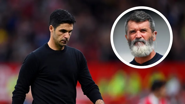 Keane criticises Arteta for not giving Man Utd credit after Arsenal win - Bóng Đá
