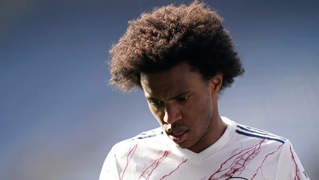 How empty stadiums led Willian away from Arsenal as Brazilian explains reasons for exit - Bóng Đá