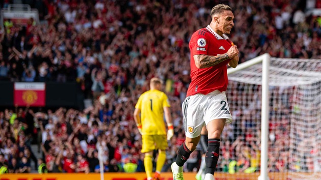 Antony được vinh danh nhờ vào bàn thắng ở trận ra mắt gặp Arsenal.