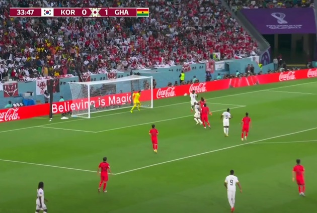 TRỰC TIẾP Hàn Quốc 0-2 Ghana (H1): Nhân đôi cách biệt - Bóng Đá