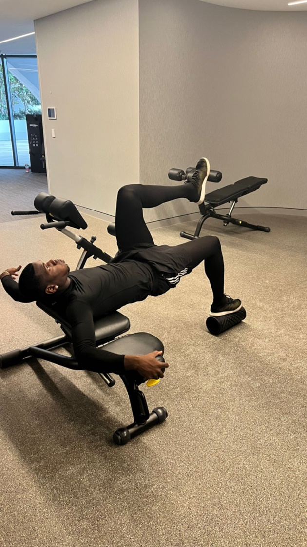  Paul Pogba watches World Cup during gym session as Juventus star teases comeback to pitch after injury KOd Qatar dream - Bóng Đá