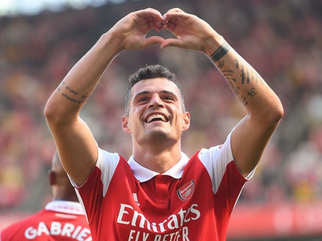 Granit Xhaka relaxes on yacht with wife and daughter - Bóng Đá