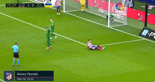 Alvaro Morata left baffled after not realising he scored in Elche win - Bóng Đá