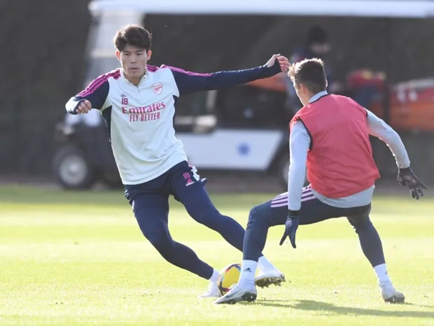 Arteta welcomes Tomiyasu back to training ahead of Brighton clash - Bóng Đá