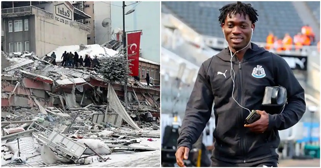Christian Atsu finally rescued after being buried in rubble of Turkey earthquake - Bóng Đá
