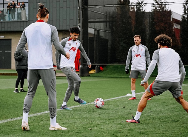 Luis Diaz was back in team training and Darwin Nunez was involved - Bóng Đá