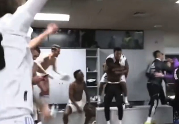 Inside Real Madrid’s incredible dressing room celebrations after Barcelona win as players go wild after earning day off - Bóng Đá