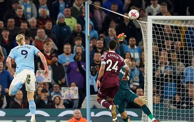 Pep ca ngợi Haaland sau trận thắng West Ham United.