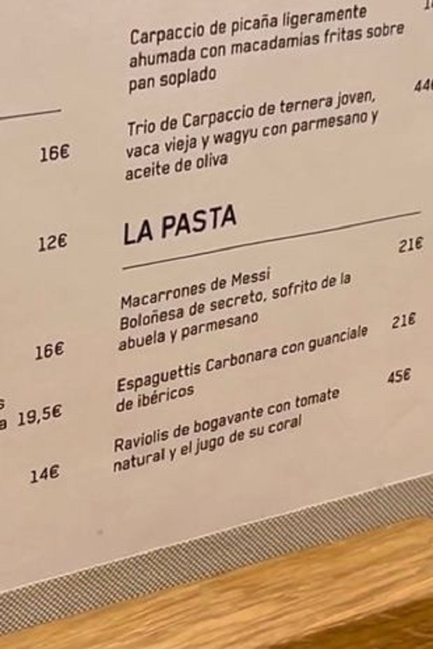 Inside Messi’s new Salt Bae-style restaurant as diners slam eye-watering prices with £40 pasta & £30 chocolate football - Bóng Đá