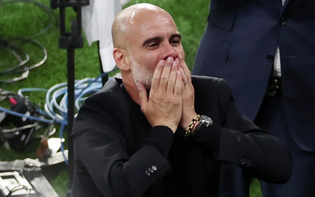 Guardiola lần đầu tiên vô địch Champions League cùng Man City.