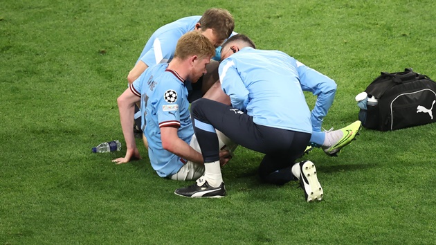Kevin De Bruyne reveals hamstring ‘snapped’ in Man City’s Champions League final win over Inter Milan - Bóng Đá