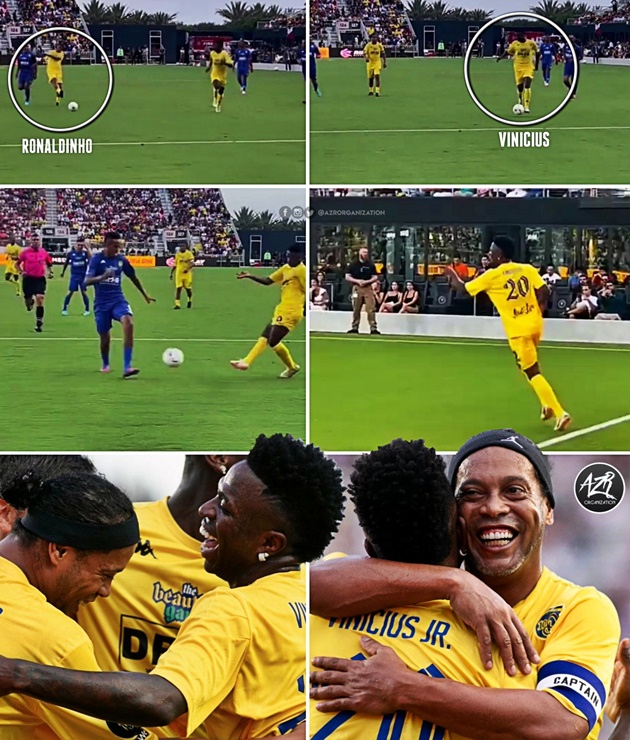 Vinicius và Ronaldinho - Bóng Đá