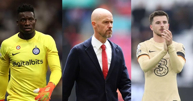 Mount và Onana đều hợp ý Ten Hag.