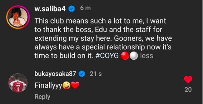 Bukayo Saka speaks for every Arsenal fan after delay to William Saliba's new contract - Bóng Đá