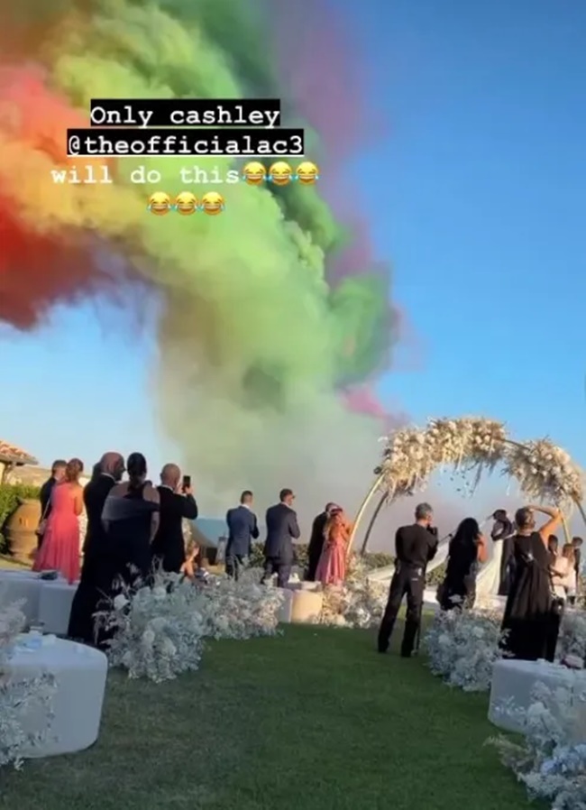 Ashley Cole marries stunning model fiancée Sharon Canu in lavish Italian wedding - Bóng Đá