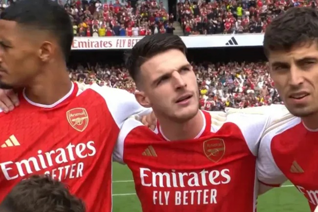Declan Rice sings Arsenal anthem ahead of win over Nottingham Forest - Bóng Đá