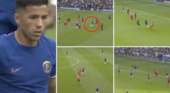 Compilation of Enzo Fernandez's highlights vs Liverpool goes viral, he was incredible - Bóng Đá
