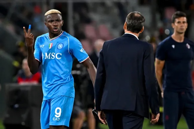 Victor Osimhen faces fine at Napoli over angry reaction towards Rudi Garcia - Bóng Đá