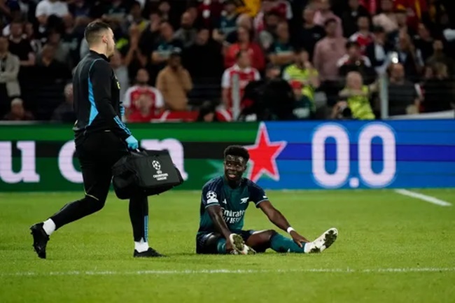 Bukayo Saka could play against Manchester City with injury not considered serious  Comment - Bóng Đá