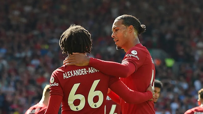 Virgil van Dijk has claimed that Trent Alexander-Arnold’s passing ability is one of the most underrated - Bóng Đá