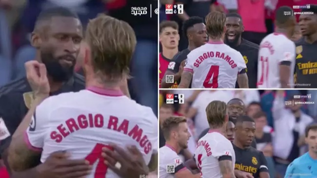 Antonio Rudiger went full 'alpha mode' against Sergio Ramos as football's two mavericks square up - Bóng Đá