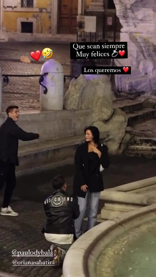 Watch sweet moment Paulo Dybala proposes to stunning Wag - Bóng Đá