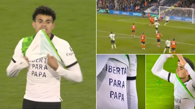 Luis Diaz unveils tribute to his father after scoring  - Bóng Đá