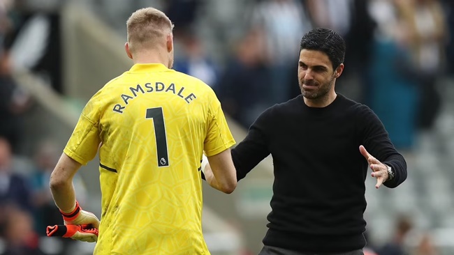 Why Mikel Arteta is convinced that ruthless Aaron Ramsdale decision was right call - Bóng Đá
