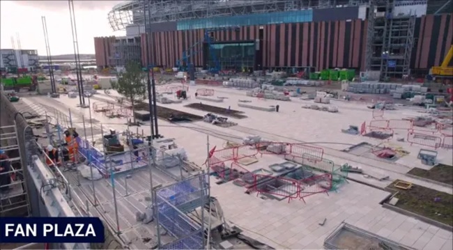 Everton share incredible new video of £500m new stadium progress - Bóng Đá