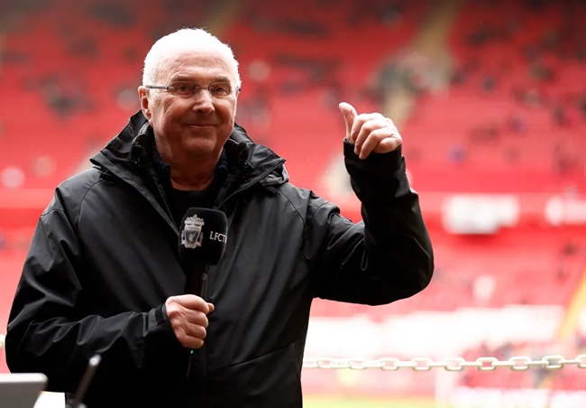 Sven Goran-Eriksson returns to management at Anfield as ex-England boss fulfils lifelong dream in Liverpool legends game - Bóng Đá