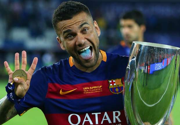 Alves rất thành công trong quãng thời gian khoác áo Barca. Ảnh: Internet.