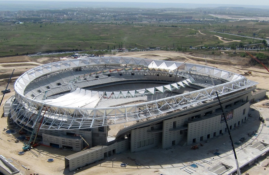 Chùm ảnh: Dàn sao Atletico thị sát SVĐ mới - Bóng Đá