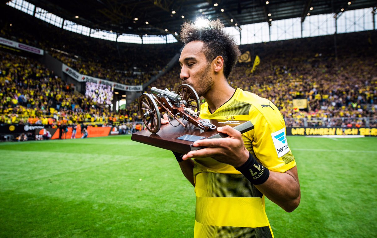 Ghi bàn ầm ầm, Aubameyang phá thêm kỉ lục tại Dortmund - Bóng Đá