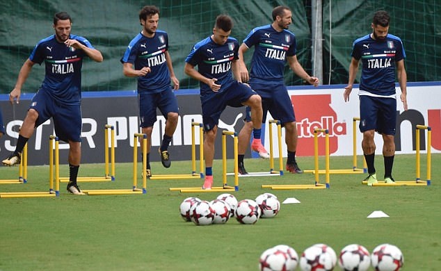 Italia tập luyện - Bóng Đá