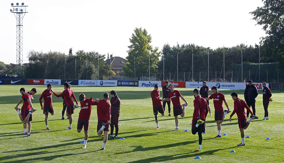 Atletico Madrid-training